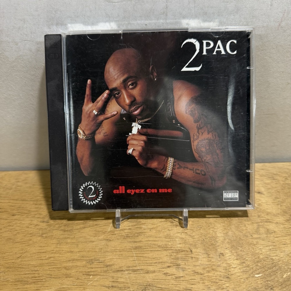 2Pac All Eyez On Me 2 CD set 1996 Interscope Death Row Records 314-524-204-2